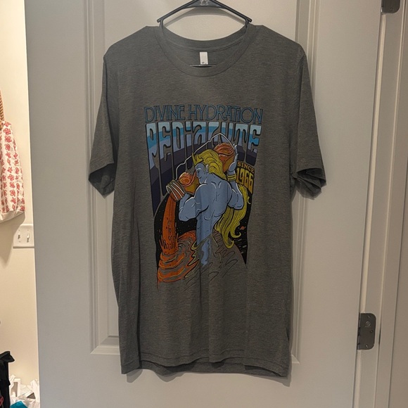 Bella Canvas Gray Graphic Tee - Divine Hydration Design - Picture 1 of 1